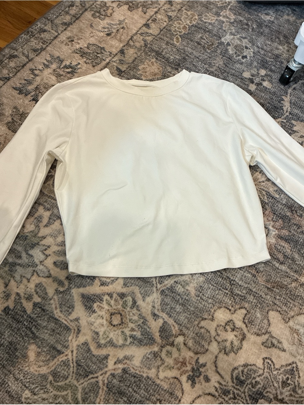 White Long Sleeve Top